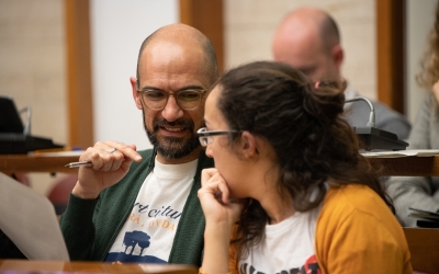 Maties Serracant i Anna Lara, regidors de la Crida per Sabadell | Roger Benet